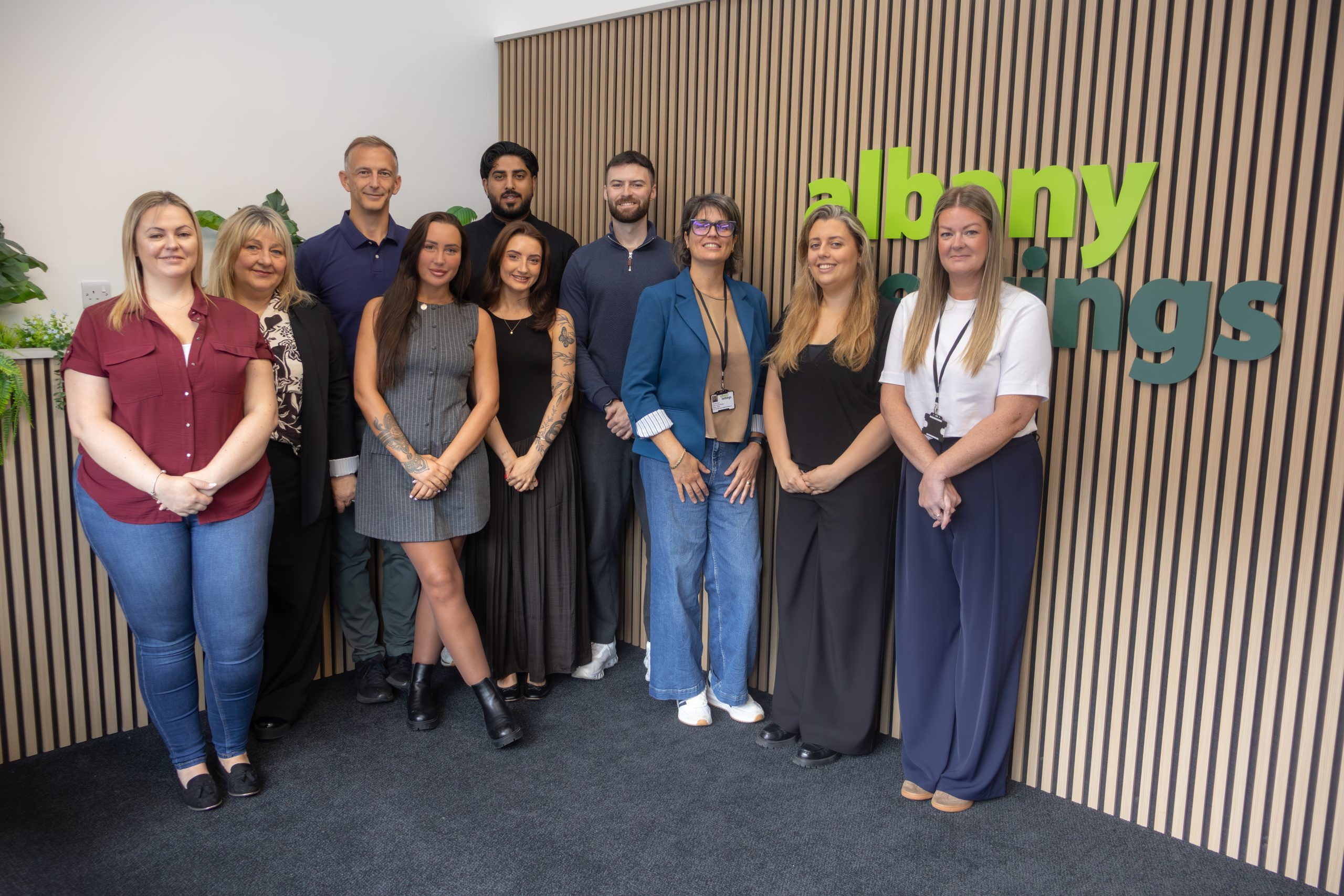 The Albany Lettings team pictured together in the Edinburgh office