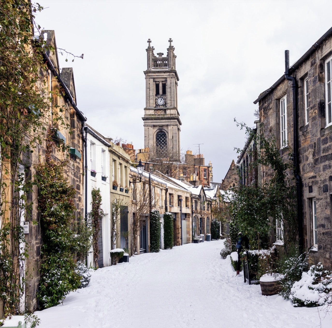 Edinburgh during winter